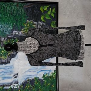 Sheer long sleeve top